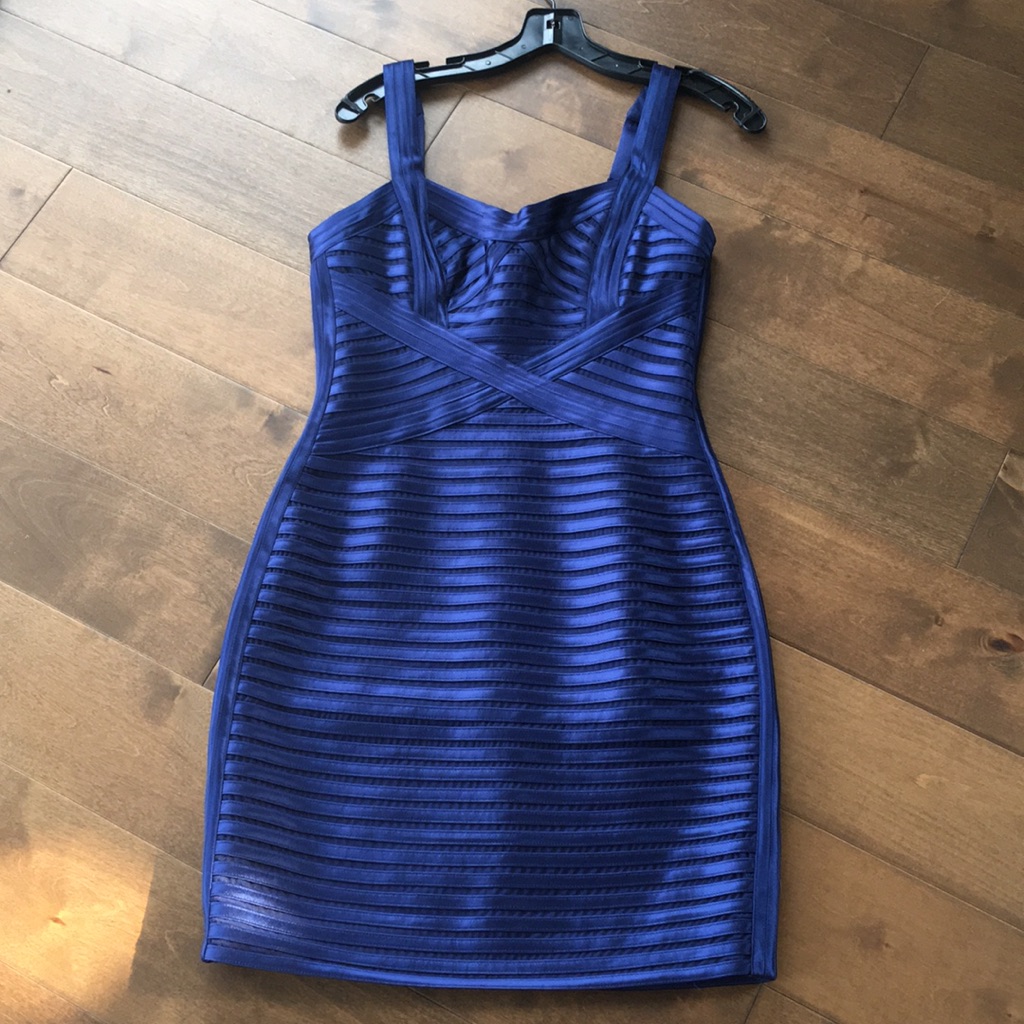 Bcbg Rivas Dress In Navy